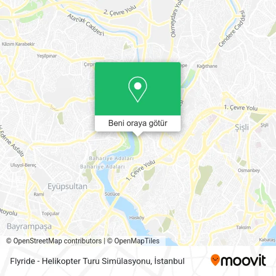 Flyride - Helikopter Turu Simülasyonu harita
