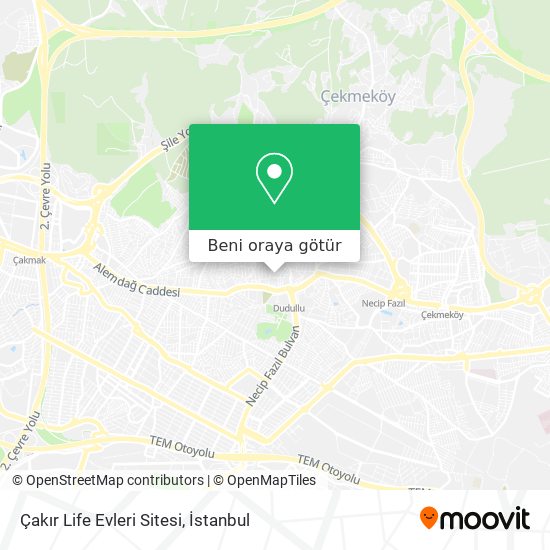 Çakır Life Evleri Sitesi harita