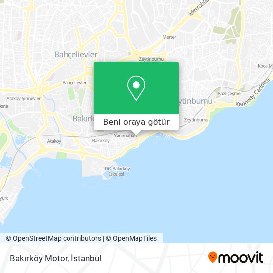 Bakırköy Motor harita
