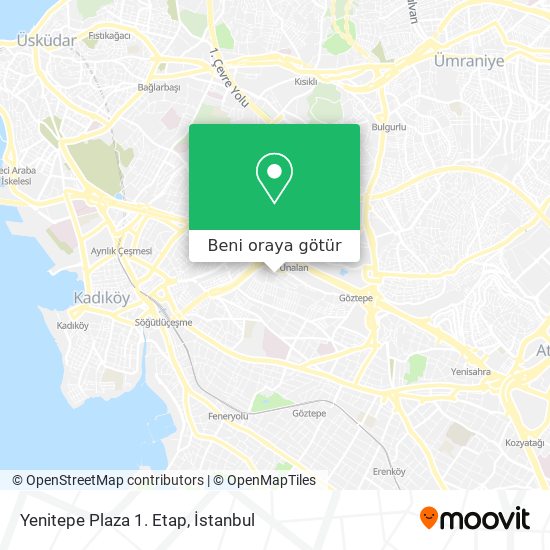 Yenitepe Plaza 1. Etap harita