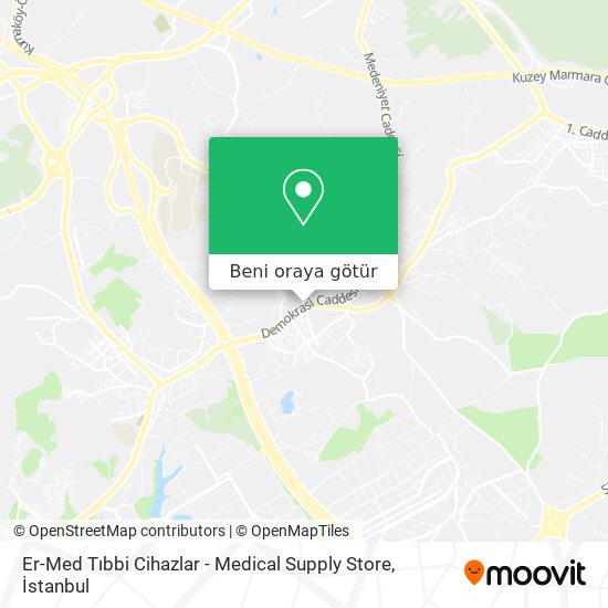 Er-Med Tıbbi Cihazlar - Medical Supply Store harita