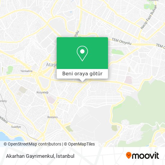 Akarhan Gayrimenkul harita