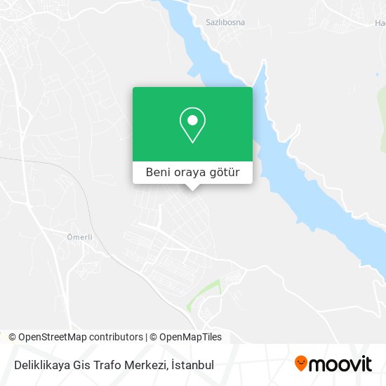 Deliklikaya Gis Trafo Merkezi harita