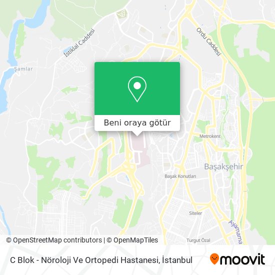 C Blok - Nöroloji Ve Ortopedi Hastanesi harita