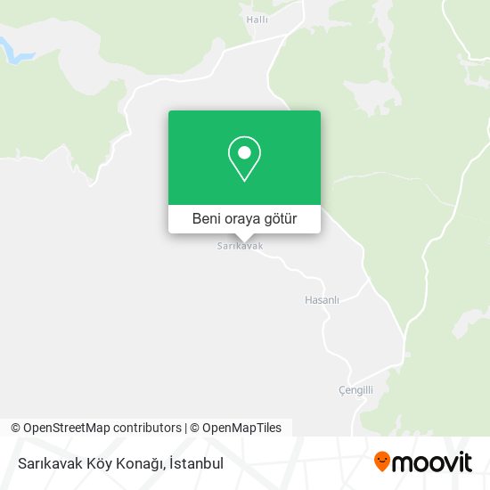 Sarıkavak Köy Konağı harita