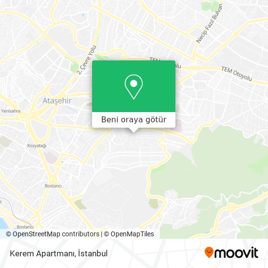 Kerem Apartmanı harita