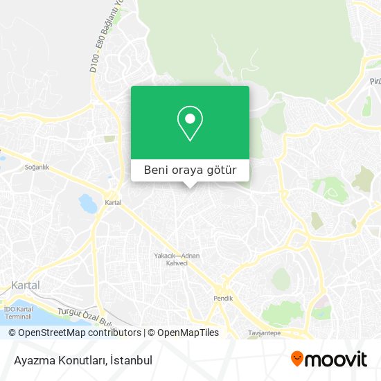 Ayazma Konutları harita