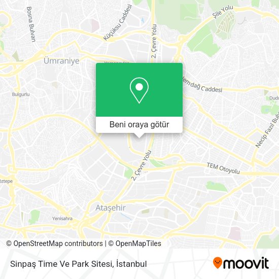 Sinpaş Time Ve Park Sitesi harita