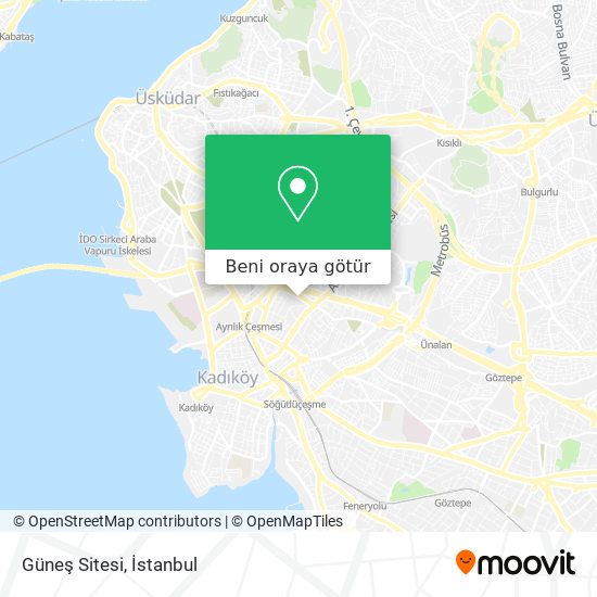 Güneş Sitesi harita