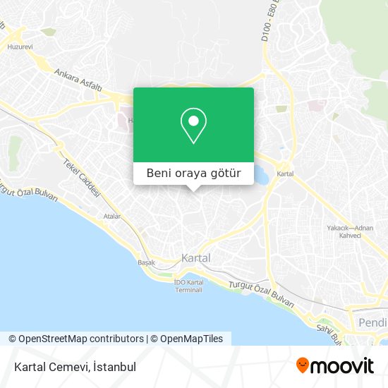 Kartal Cemevi harita