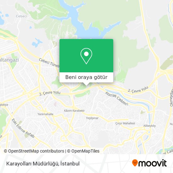 Karayolları Müdürlüğü harita
