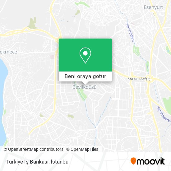 Türkiye İş Bankası harita