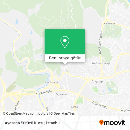 Ayazağa Sürücü Kursu harita