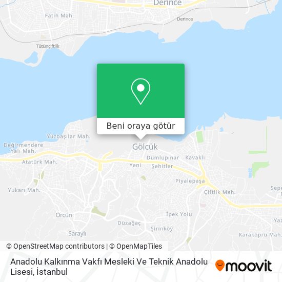 Anadolu Kalkınma Vakfı Mesleki Ve Teknik Anadolu Lisesi harita