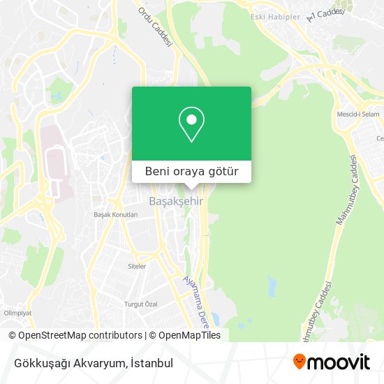 Gökkuşağı Akvaryum harita