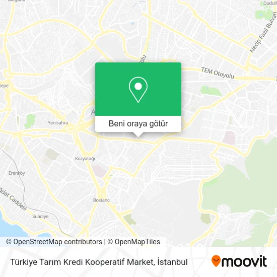 Türkiye Tarım Kredi Kooperatif Market harita
