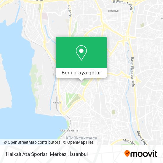 Halkalı Ata Sporları Merkezi harita