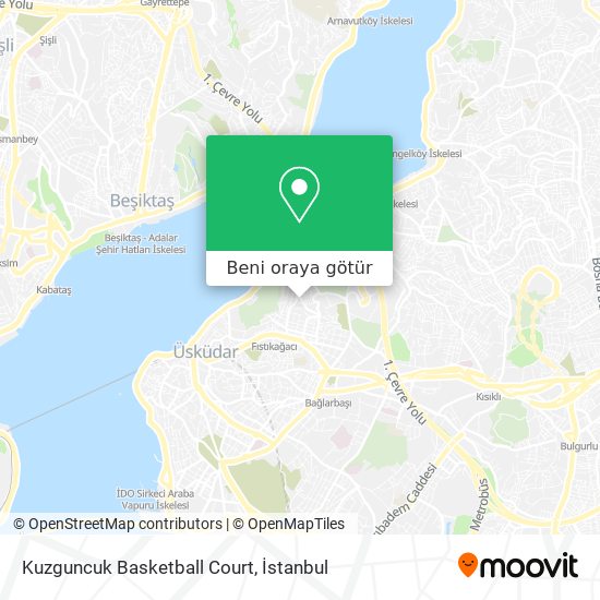 Kuzguncuk Basketball Court harita