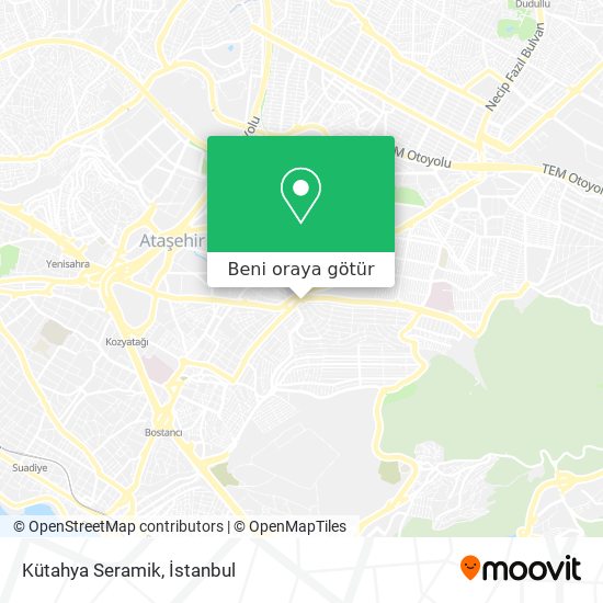 Kütahya Seramik harita