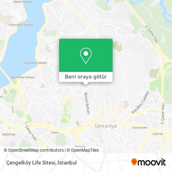 Çengelköy Life Sitesi harita