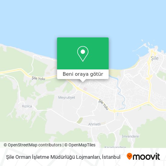 Şile Orman İşletme Müdürlüğü Lojmanları harita