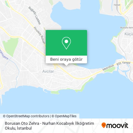 Borusan Oto Zehra - Nurhan Kocabıyık İlköğretim Okulu harita