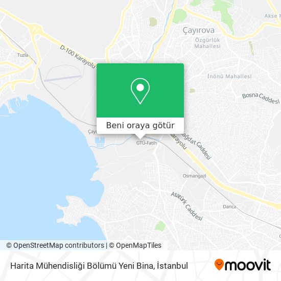 Harita Mühendisliği Bölümü Yeni Bina harita