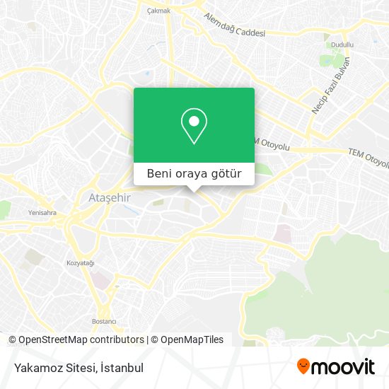 Yakamoz Sitesi harita