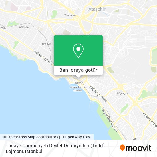 Türkiye Cumhuriyeti Devlet Demiryolları (Tcdd)  Lojmanı harita