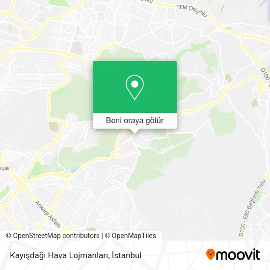 Kayışdağı Hava Lojmanları harita