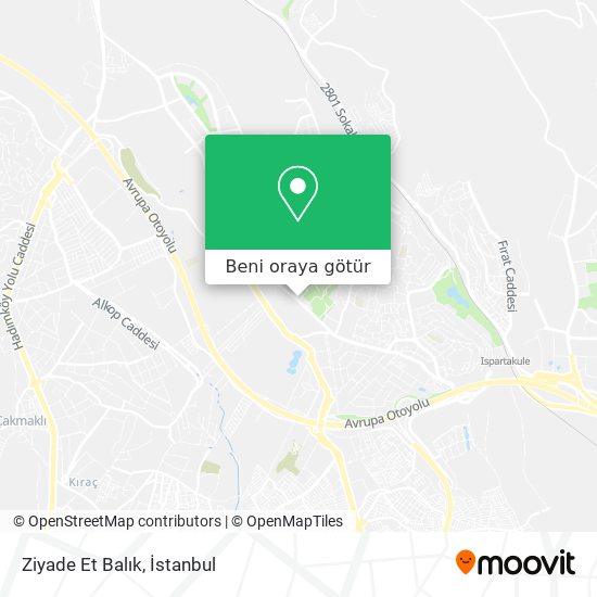 Ziyade Et Balık harita