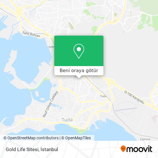 Gold Life Sitesi harita