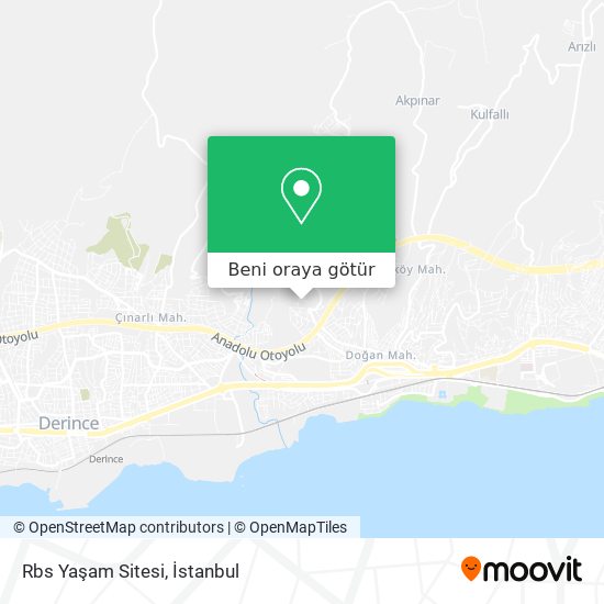 Rbs Yaşam Sitesi harita