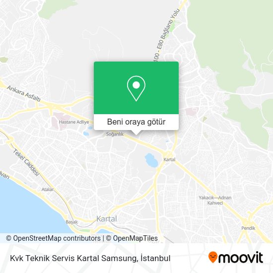Kvk Teknik Servis Kartal Samsung harita