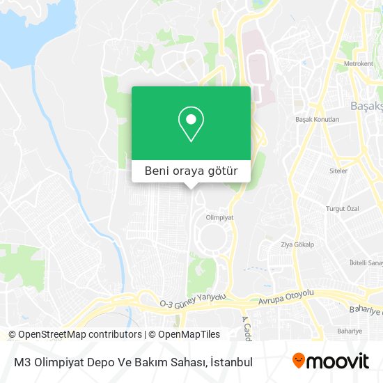 M3 Olimpiyat Depo Ve Bakım Sahası harita