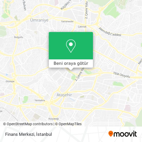Finans Merkezi harita