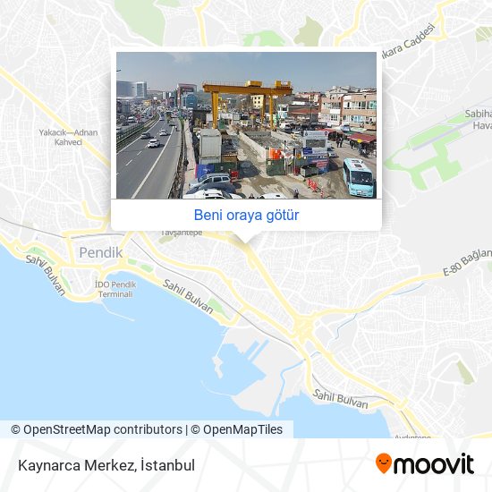 Kaynarca Merkez harita