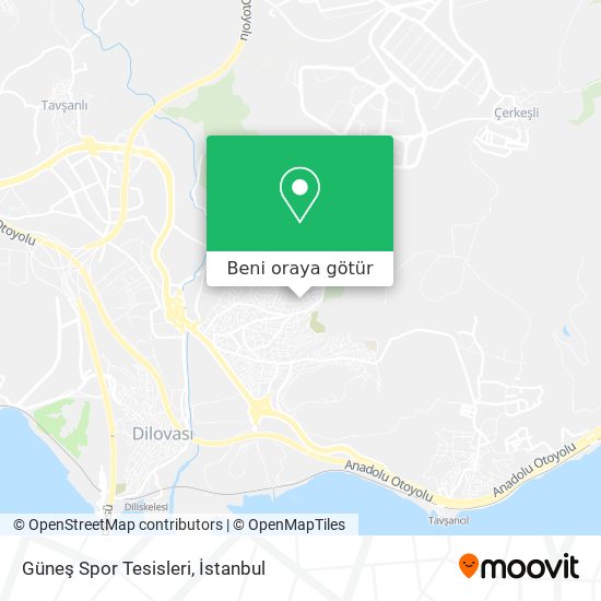 Güneş Spor Tesisleri harita