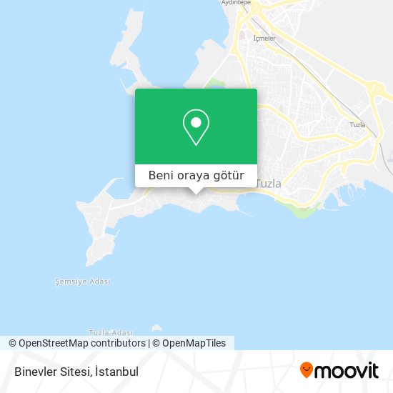 Binevler Sitesi harita