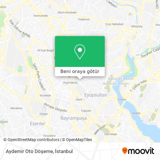 Aydemir Oto Döşeme harita