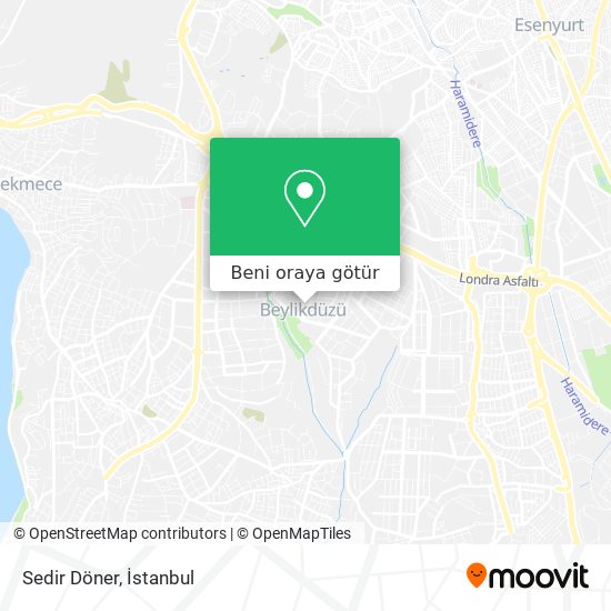 Sedir Döner harita