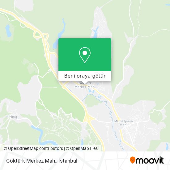 Göktürk Merkez Mah. harita