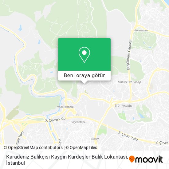 Karadeniz Balıkçısı Kaygın Kardeşler Balık Lokantası harita