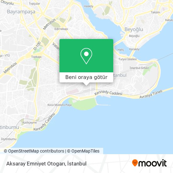 Aksaray Emniyet Otogarı harita