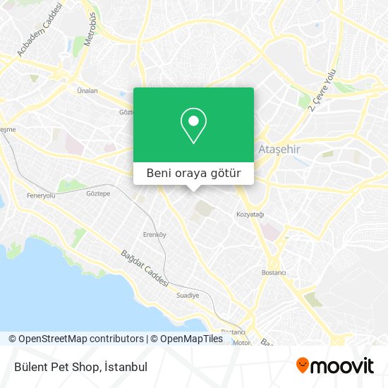 Bülent Pet Shop harita