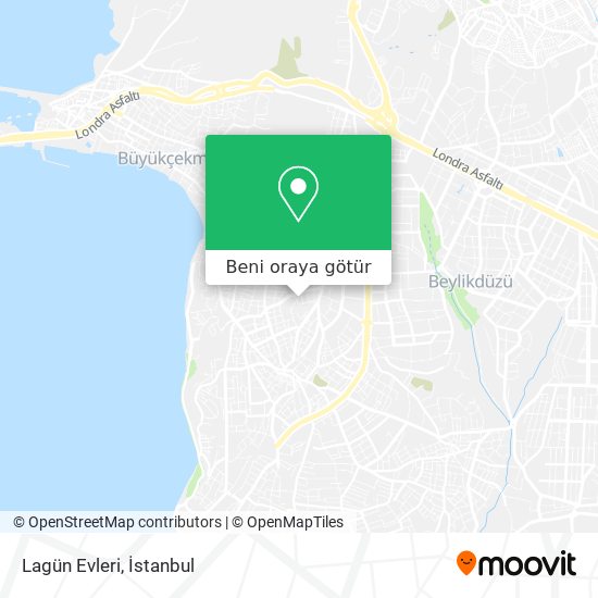 Lagün Evleri harita