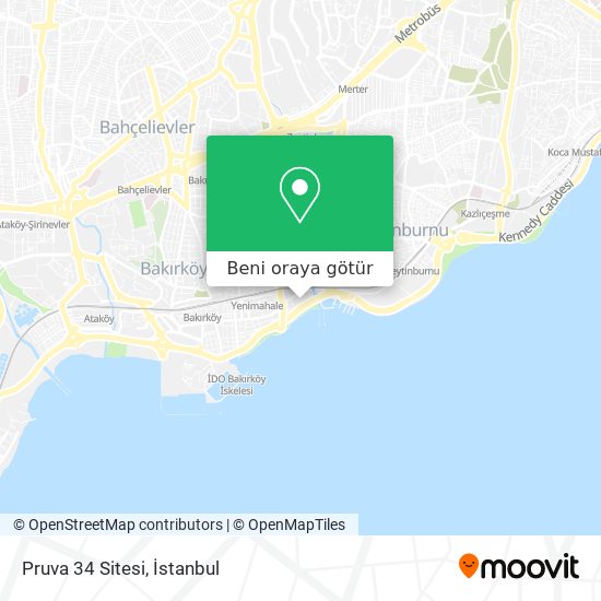 Pruva 34 Sitesi harita
