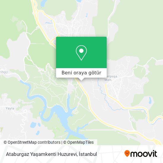 Ataburgaz Yaşamkenti Huzurevi harita