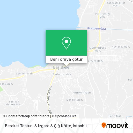 Bereket Tantuni & Izgara & Çiğ Köfte harita