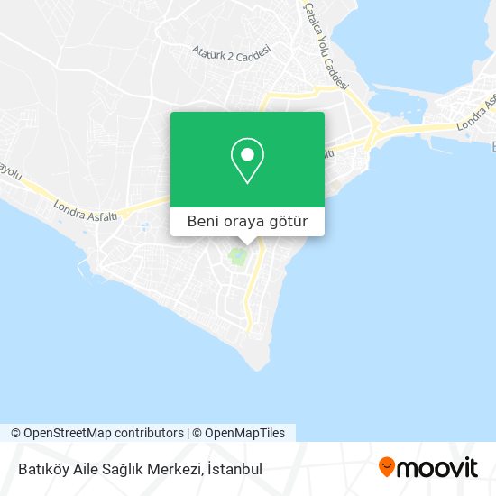 Batıköy Aile Sağlık Merkezi harita